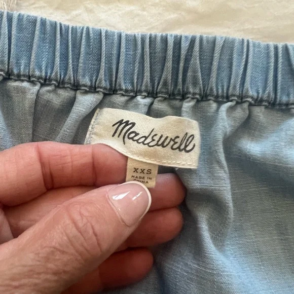 Madewell Denim dress, off the shoulder - Picture 6 of 6